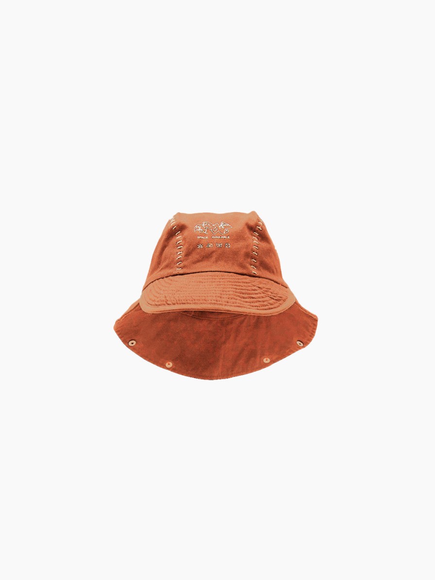 Clothing Space Available Studio | Artisan Sun Hat Orange