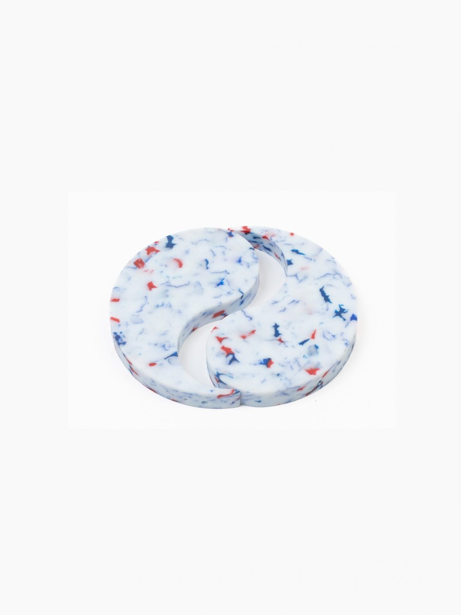 Homeware Space Available | Dualism Recycled Plastic Coasters Set Of 4 White