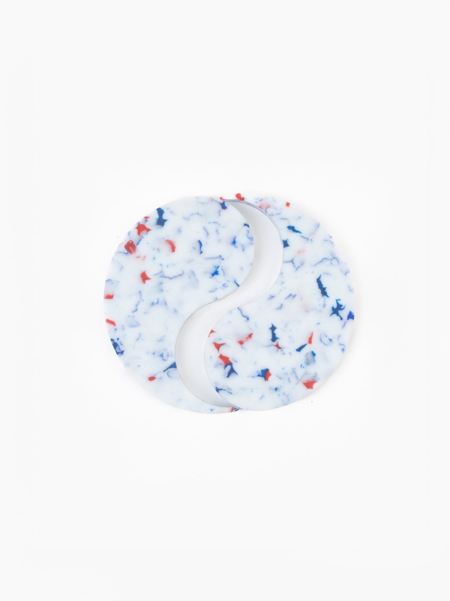 Homeware Space Available | Dualism Recycled Plastic Coasters Set Of 4 White