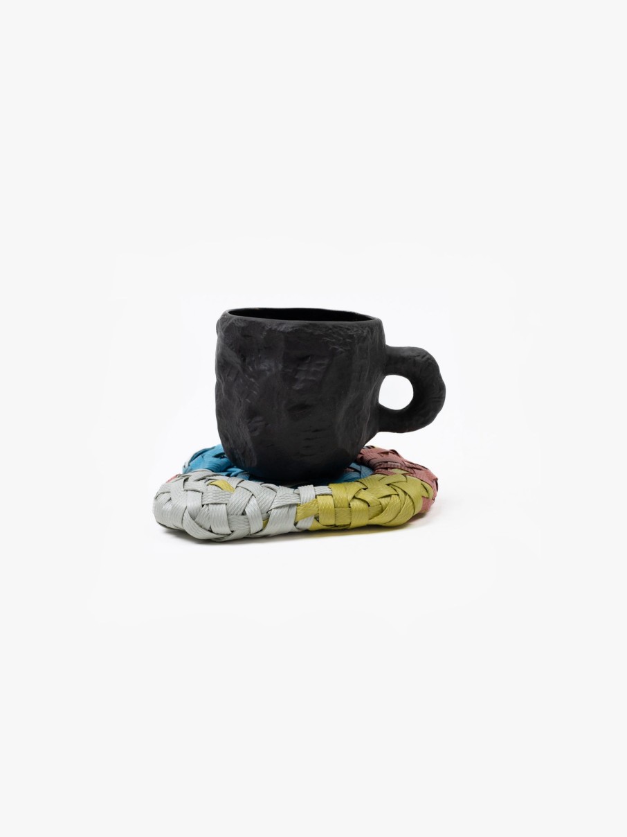 Homeware Space Available | Recycled Plastic Woven Ecology Coaster Multicolour