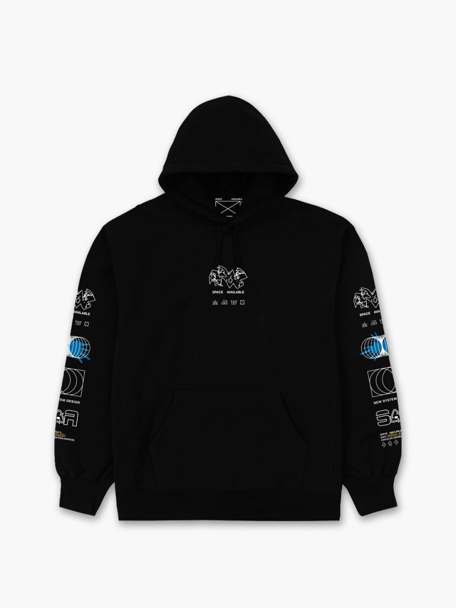 Clothing Space Available | System Hoodie Black