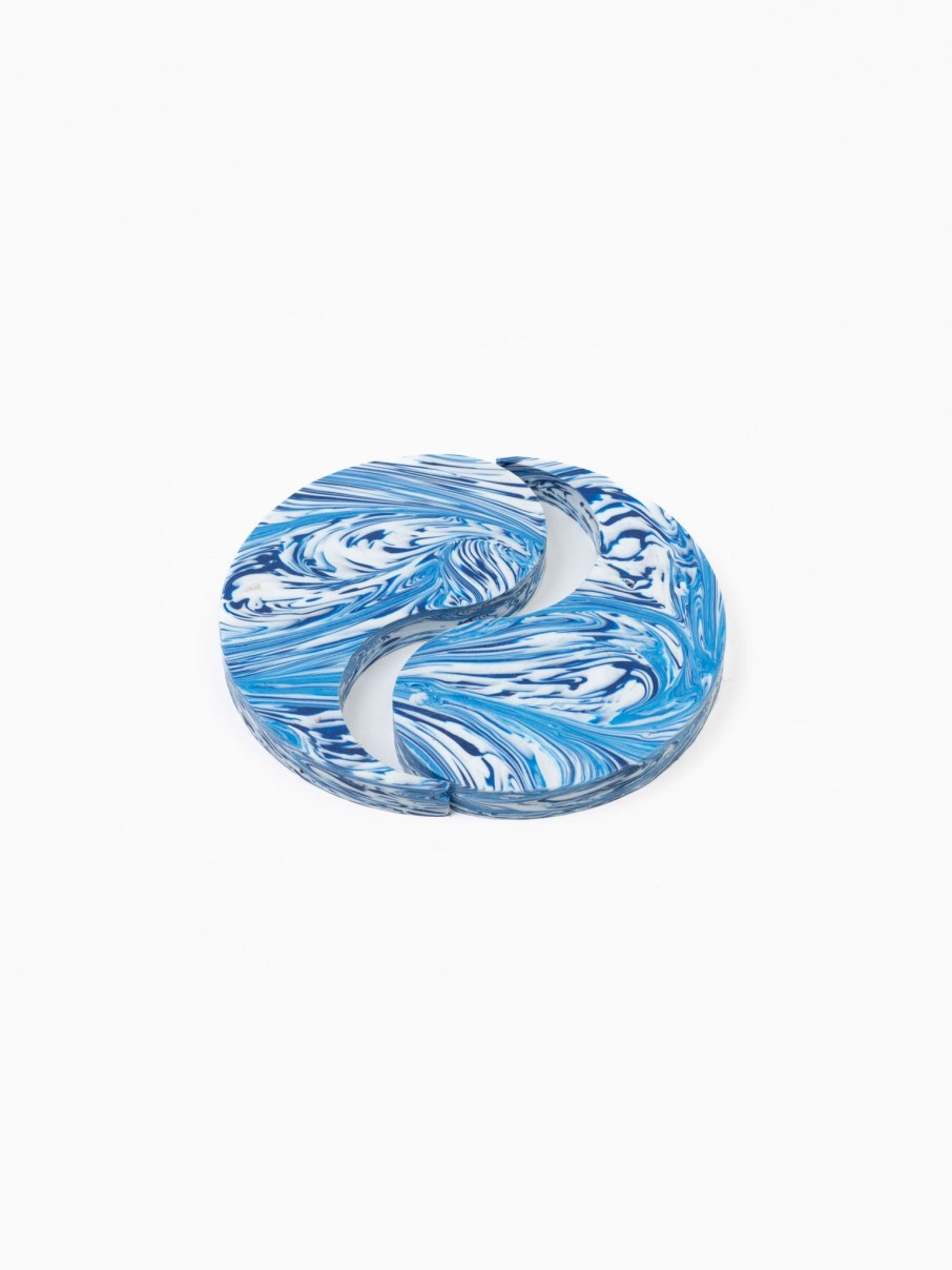 Homeware Space Available | Dualism Recycled Plastic Coasters Set Of 4 Blue