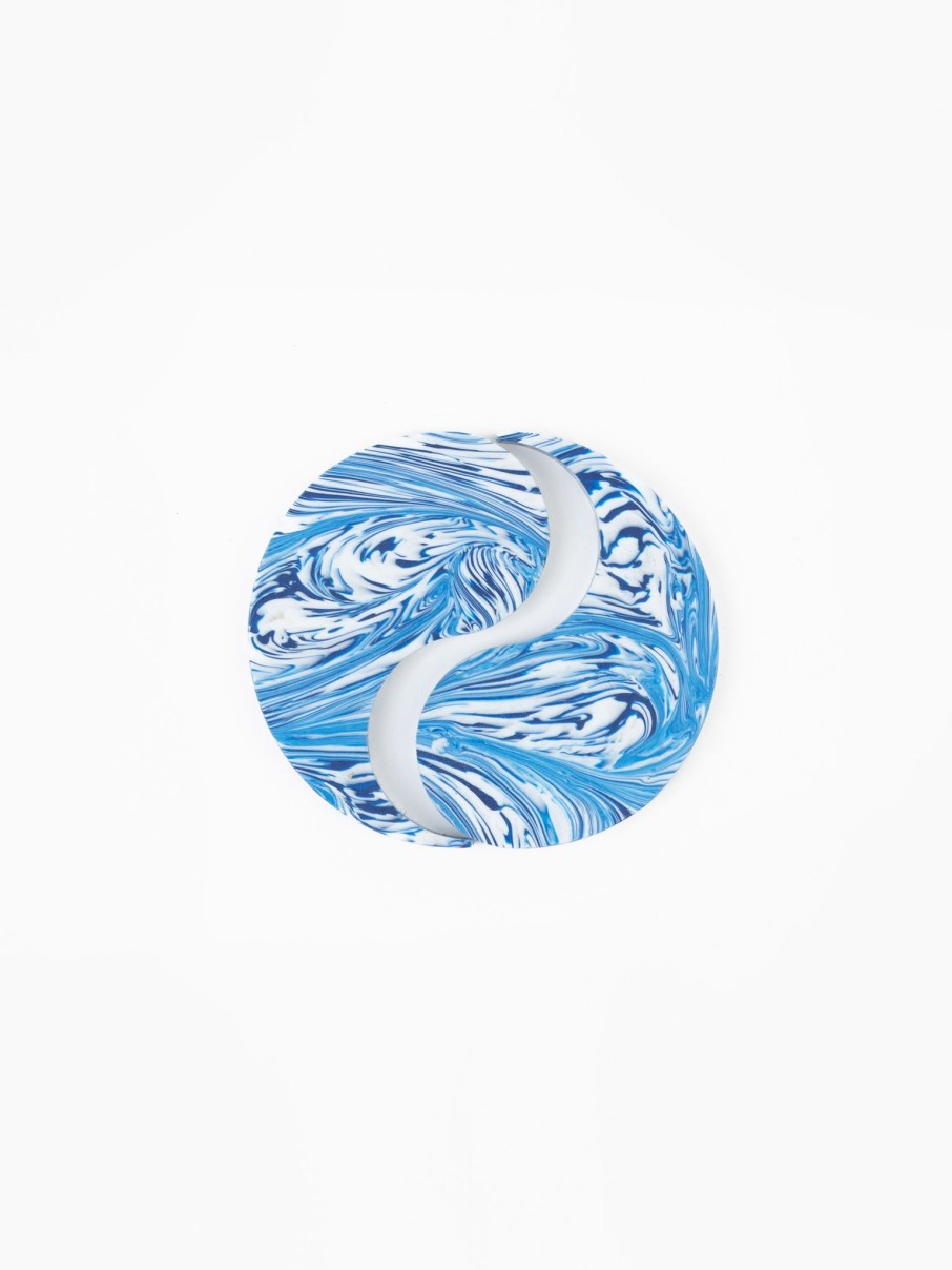 Homeware Space Available | Dualism Recycled Plastic Coasters Set Of 4 Blue