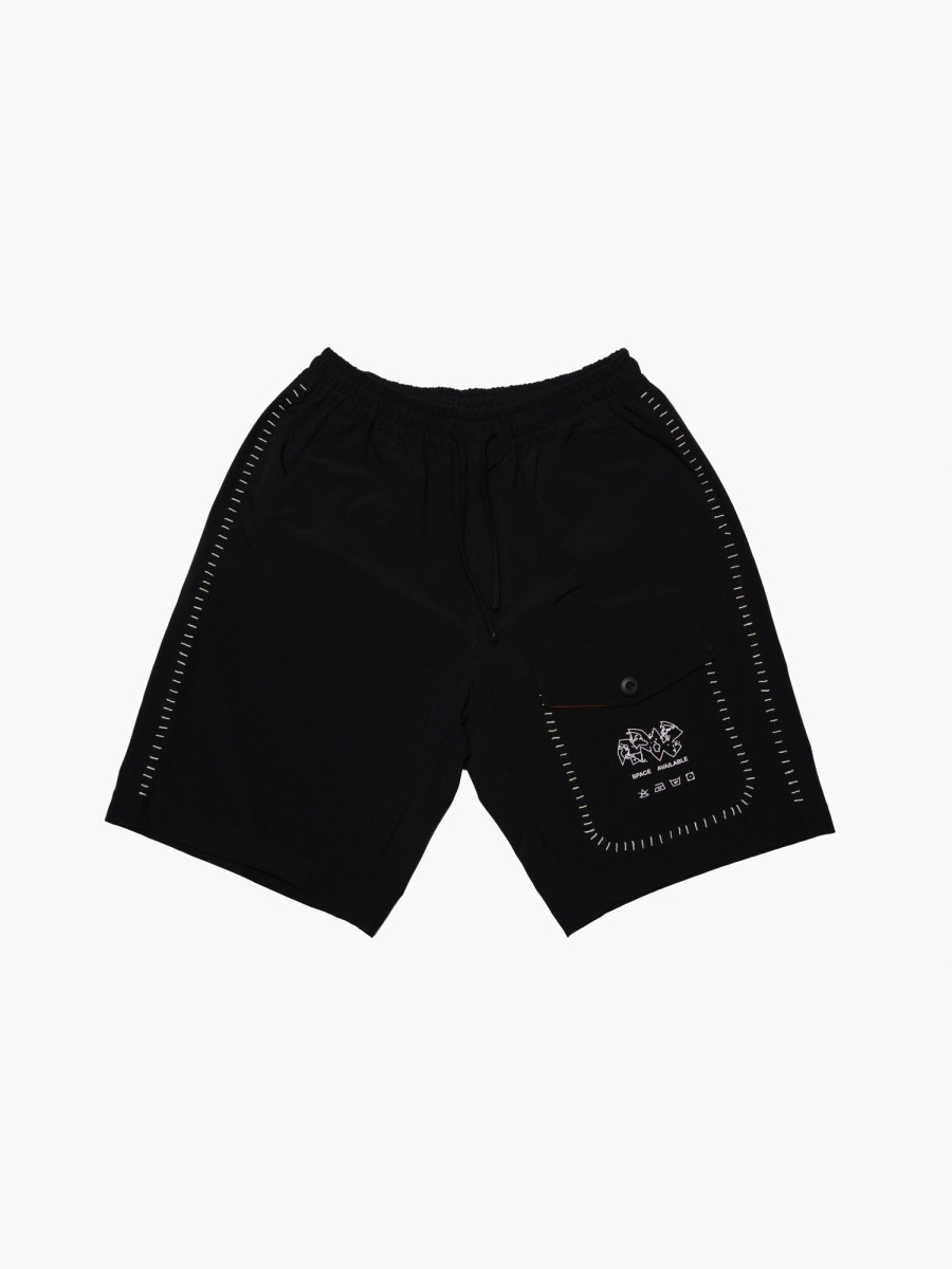 Clothing Space Available Studio | Upcycled Work Shorts Black