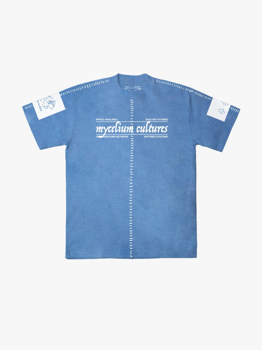 Clothing Space Available | Artisan Mycelium Culture T-Shirt Indigo