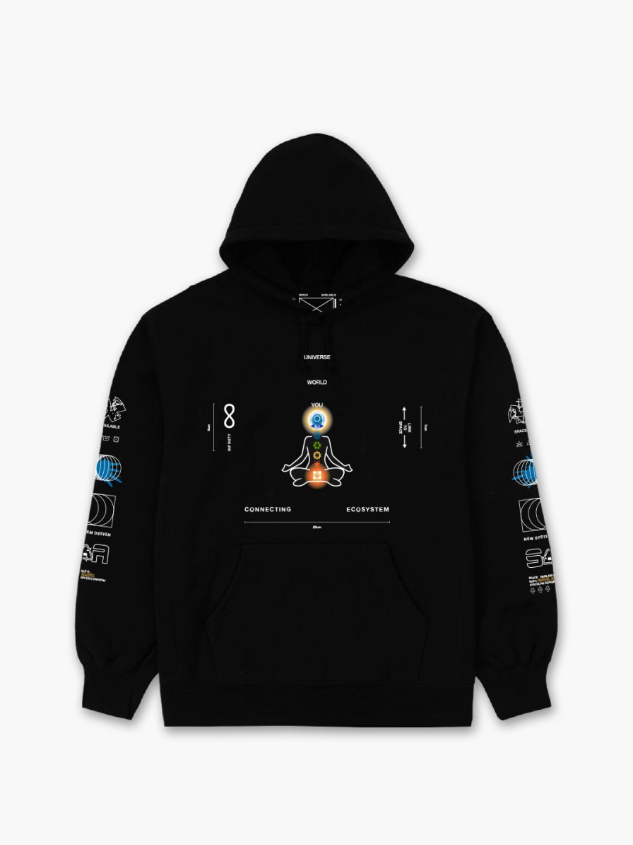 Clothing Space Available Studio | Meditation Hoodie Black