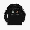 Clothing Space Available Studio | Inner Space Long-Sleeve T-Shirt Black