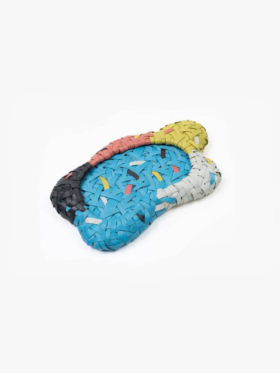 Homeware Space Available | Recycled Plastic Woven Ecology Tray Multicolour