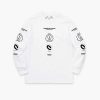 Clothing Space Available Studio | Upcycled Utopia Long-Sleeve T-Shirt White