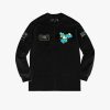 Clothing Space Available | Upcycled Earth Long-Sleeve Black