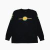 Clothing Space Available Studio | Upcycled Black Long Sleeve T-Shirt | Utopia Dreams Series