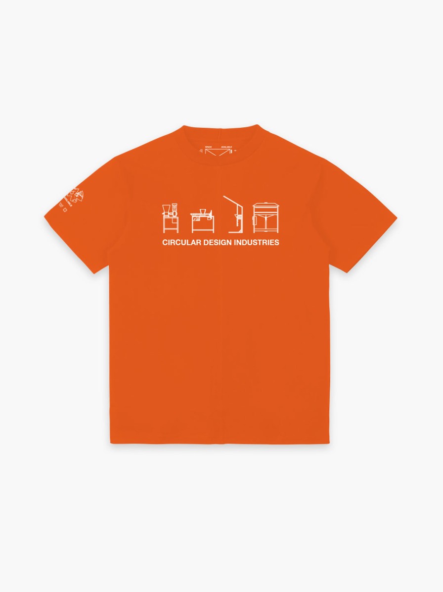 Clothing Space Available Studio | Circular Industries T-Shirt Orange